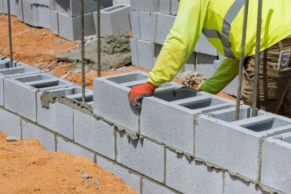 Concrete Blocks Installation in Wilmington