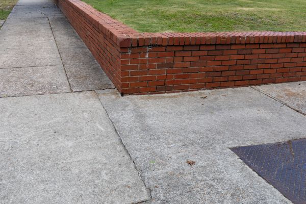 Brick Retaining Wall Repair in Wilmington